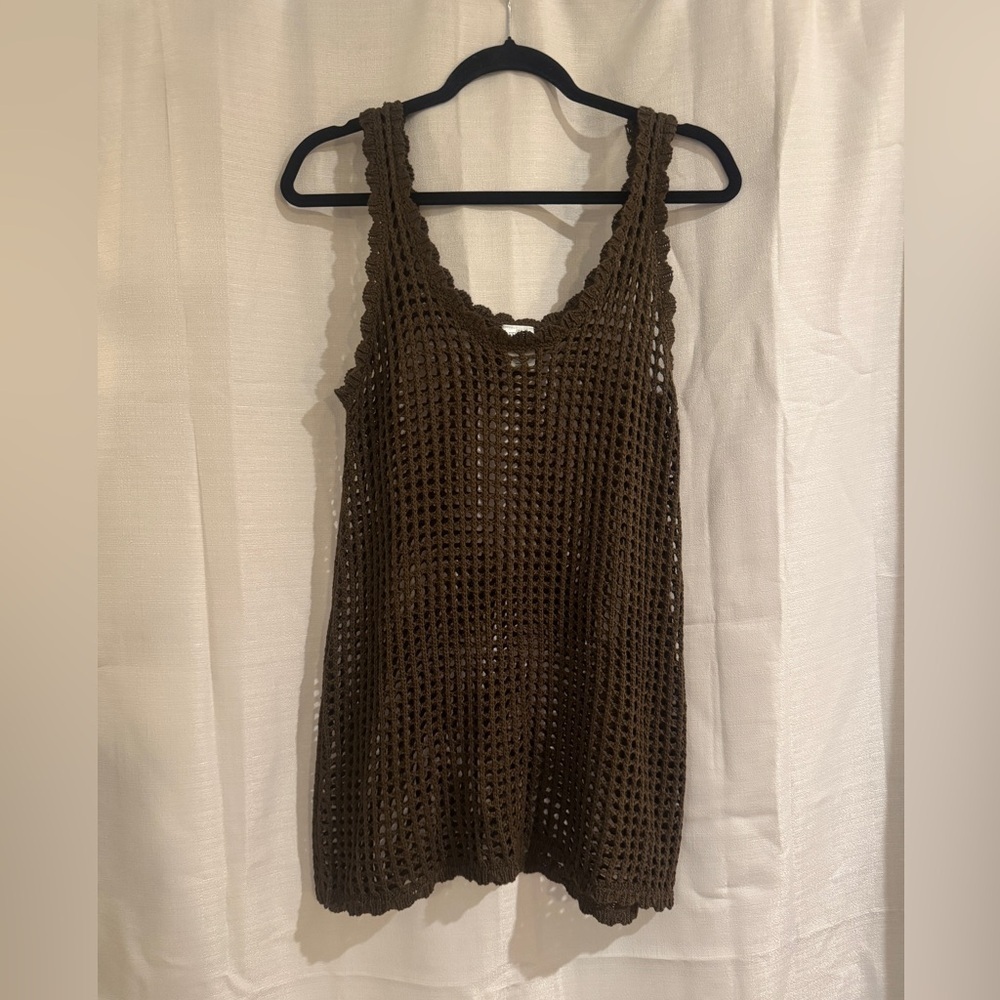 Wild Fable Earthy Crochet Top